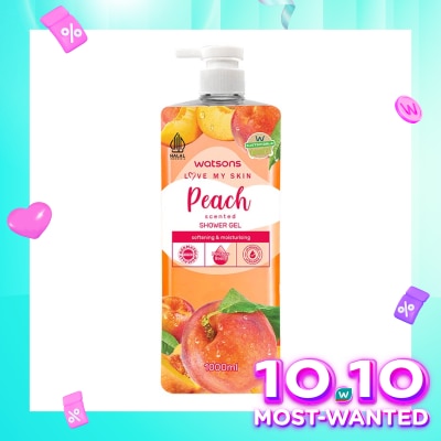 WATSONS Watsons Peach Scented Shower Gel 1000ml