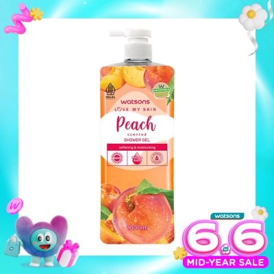 WATSONS - Peach Scented Shower Gel 1000ml