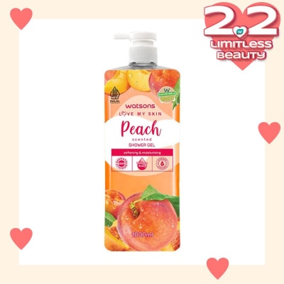 WATSONS Watsons Peach Scented Shower Gel 1000ml