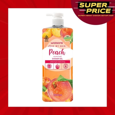 WATSONS Watsons Peach Scented Shower Gel 1000ml