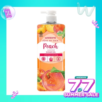 WATSONS Watsons Peach Scented Shower Gel 1000ml