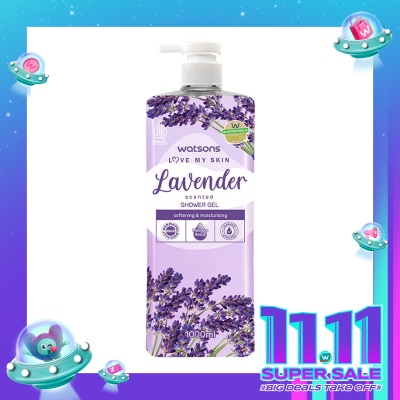 WATSONS Watsons Lavender Scented Shower Gel 1000ml