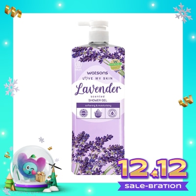WATSONS Watsons Lavender Scented Shower Gel 1000ml