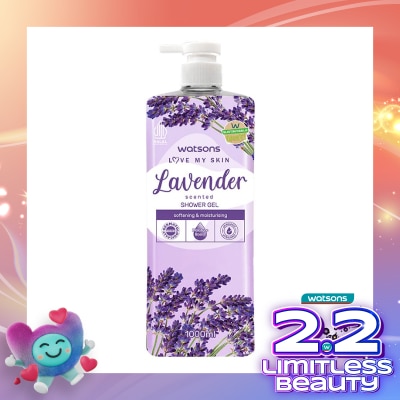 WATSONS Watsons Lavender Scented Shower Gel 1000ml