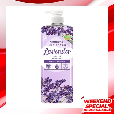 WATSONS Watsons Lavender Scented Shower Gel 1000ml