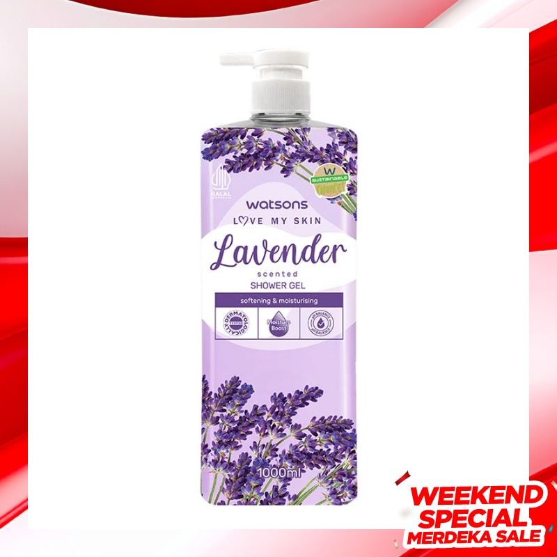 Watsons Lavender Scented Shower Gel 1000ml