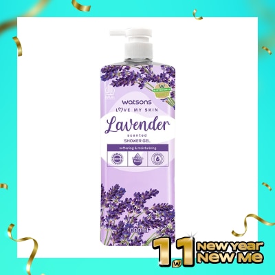 WATSONS Watsons Lavender Scented Shower Gel 1000ml