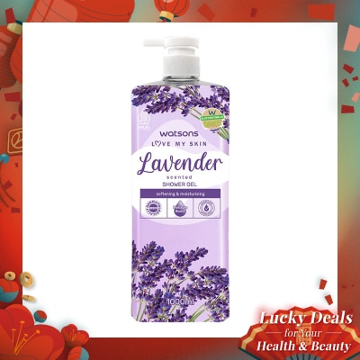 WATSONS Watsons Lavender Scented Shower Gel 1000ml