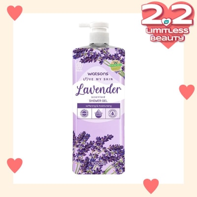 WATSONS Watsons Lavender Scented Shower Gel 1000ml