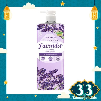 WATSONS Watsons Lavender Scented Shower Gel 1000ml