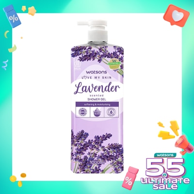 WATSONS Watsons Lavender Scented Shower Gel 1000ml