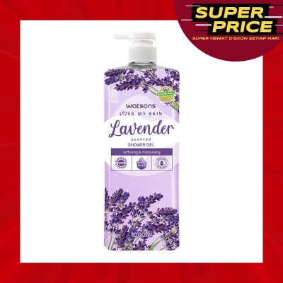 WATSONS Watsons Lavender Scented Shower Gel 1000ml