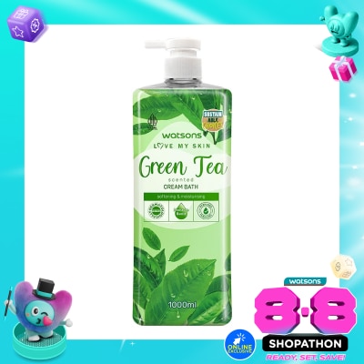 WATSONS COLLECTION - Watsons Green Tea Scented Cream Bath 1000ml image