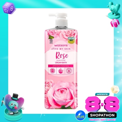WATSONS COLLECTION - Rose Scented Cream Bath 1000ml image