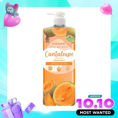 WATSONS Watsons Cantaloupe Scented Cream Bath 1000ml image