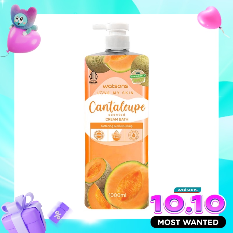 Watsons Cantaloupe Scented Cream Bath 1000ml image