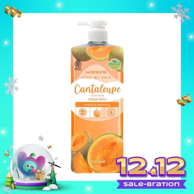 WATSONS Watsons Cantaloupe Scented Cream Bath 1000ml