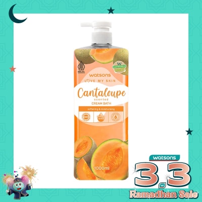 WATSONS Watsons Cantaloupe Scented Cream Bath 1000ml