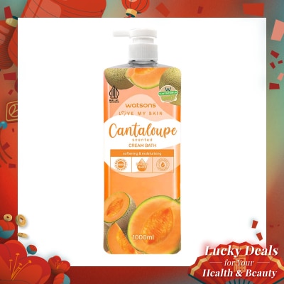 WATSONS Watsons Cantaloupe Scented Cream Bath 1000ml