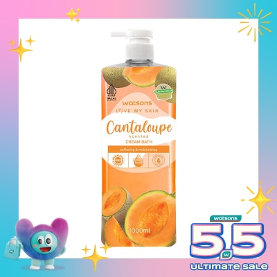 WATSONS - Watsons Cantaloupe Scented Cream Bath 1000ml
