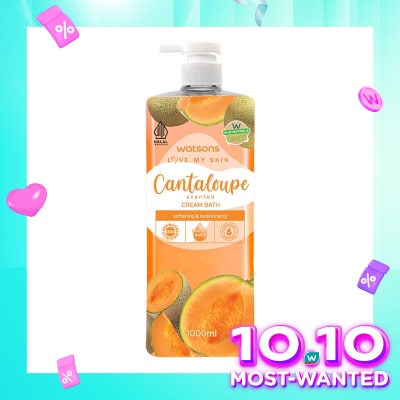 WATSONS Watsons Cantaloupe Scented Cream Bath 1000ml