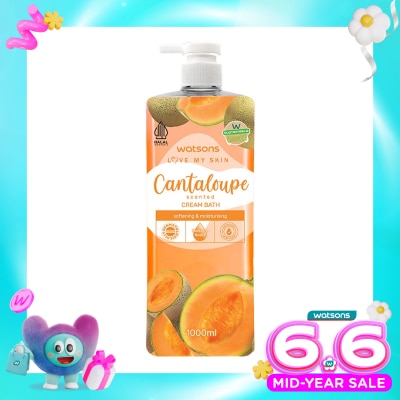 WATSONS - Watsons Cantaloupe Scented Cream Bath 1000ml