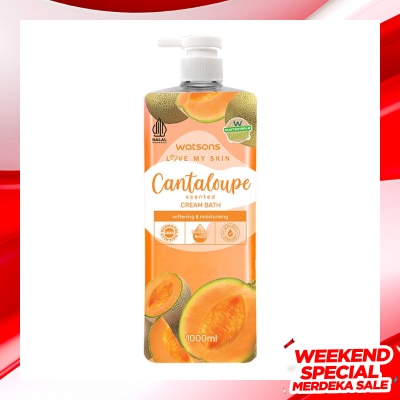 WATSONS Watsons Cantaloupe Scented Cream Bath 1000ml