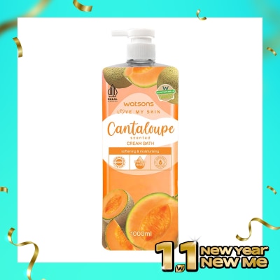 WATSONS Watsons Cantaloupe Scented Cream Bath 1000ml