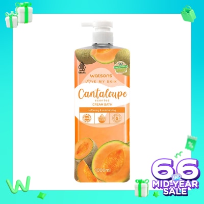 WATSONS Watsons Cantaloupe Scented Cream Bath 1000ml