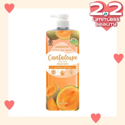 WATSONS Watsons Cantaloupe Scented Cream Bath 1000ml