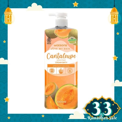 WATSONS Watsons Cantaloupe Scented Cream Bath 1000ml