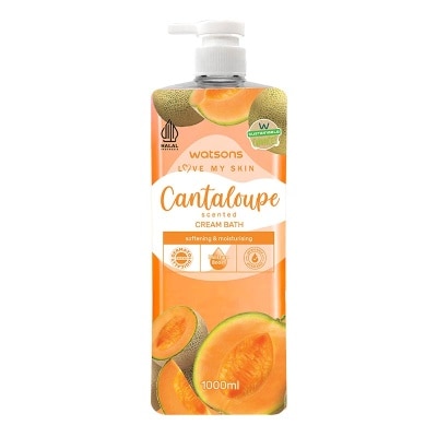 WATSONS Watsons Cantaloupe Scented Cream Bath 1000ml