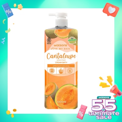 WATSONS Watsons Cantaloupe Scented Cream Bath 1000ml