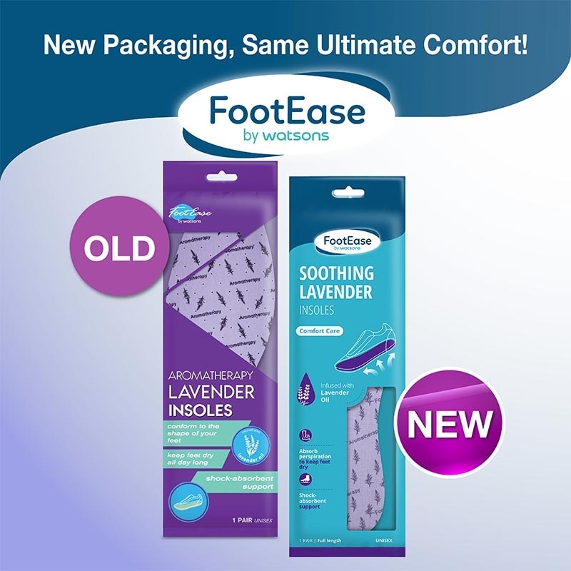 Footease by Watsons Soothing Lavender Insoles 1 Pair