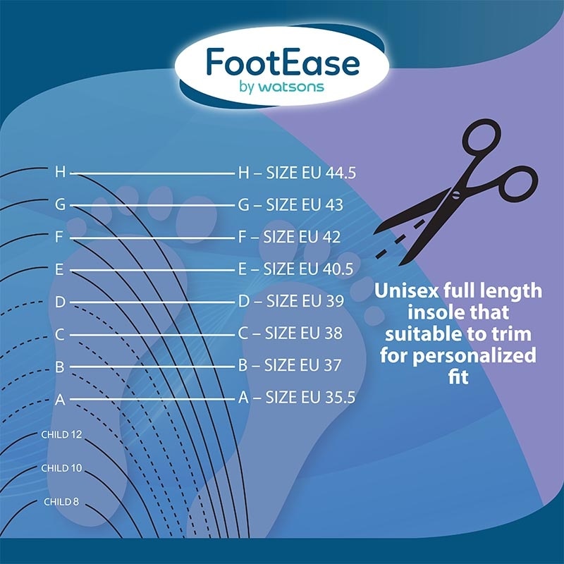 Footease by Watsons Soothing Lavender Insoles 1 Pair