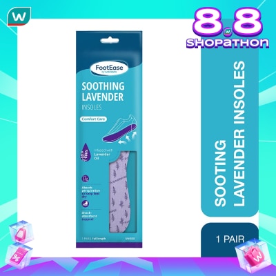 FOOTEASE BY WS Footease by Watsons Soothing Lavender Insoles 1 Pair