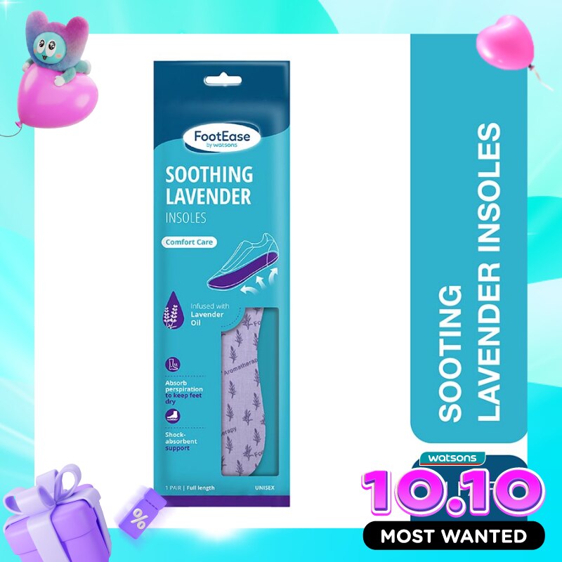 Footease by Watsons Soothing Lavender Insoles 1 Pair image