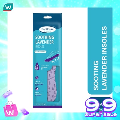 FOOTEASE BY WS Footease by Watsons Soothing Lavender Insoles 1 Pair