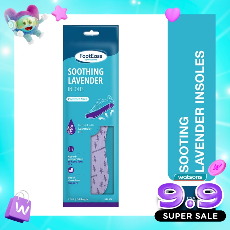 Footease by Watsons Soothing Lavender Insoles 1 Pair image