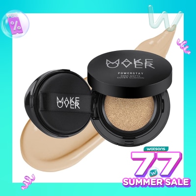 MAKE OVER Make Over Powerstay Demi Matte Cover Cushion W20 Creme Ivory 15g