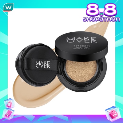 MAKE OVER Make Over Powerstay Demi Matte Cover Cushion W20 Creme Ivory 15g