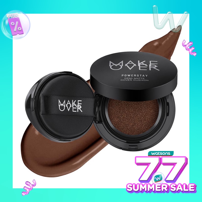 Make Over Powerstay Demi Matte Cover Cushion N70 Ebony 15g