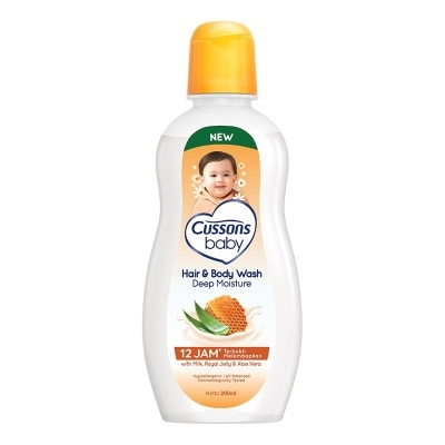 CUSSONS Cussons Baby Hair & Body Wash Deep Moisture Bottle 200ml