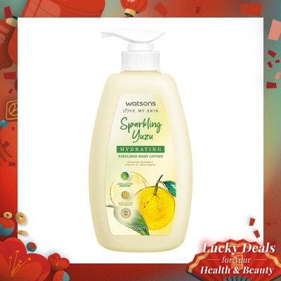 WATSONS Watsons Sparkling Yuzu Hydrating Perfume Body Lotion 550ml