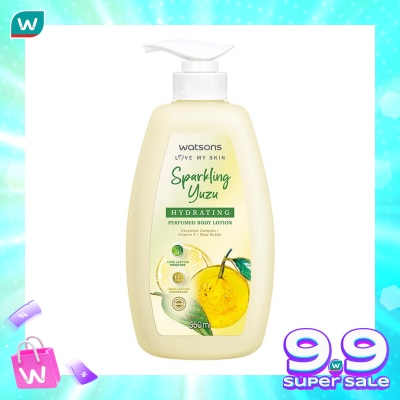WATSONS Watsons Sparkling Yuzu Hydrating Perfume Body Lotion 550ml