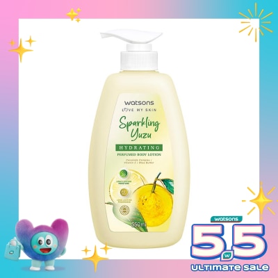 WATSONS - Watsons Sparkling Yuzu Hydrating Perfume Body Lotion 550ml