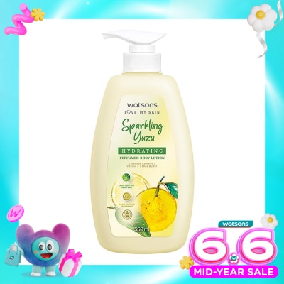 WATSONS - Watsons Sparkling Yuzu Hydrating Perfume Body Lotion 550ml