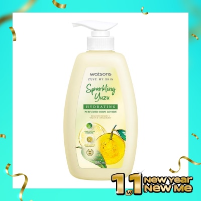 WATSONS Watsons Sparkling Yuzu Hydrating Perfume Body Lotion 550ml