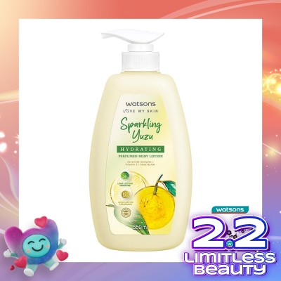 WATSONS Watsons Sparkling Yuzu Hydrating Perfume Body Lotion 550ml