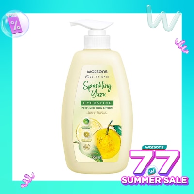 WATSONS Watsons Sparkling Yuzu Hydrating Perfume Body Lotion 550ml